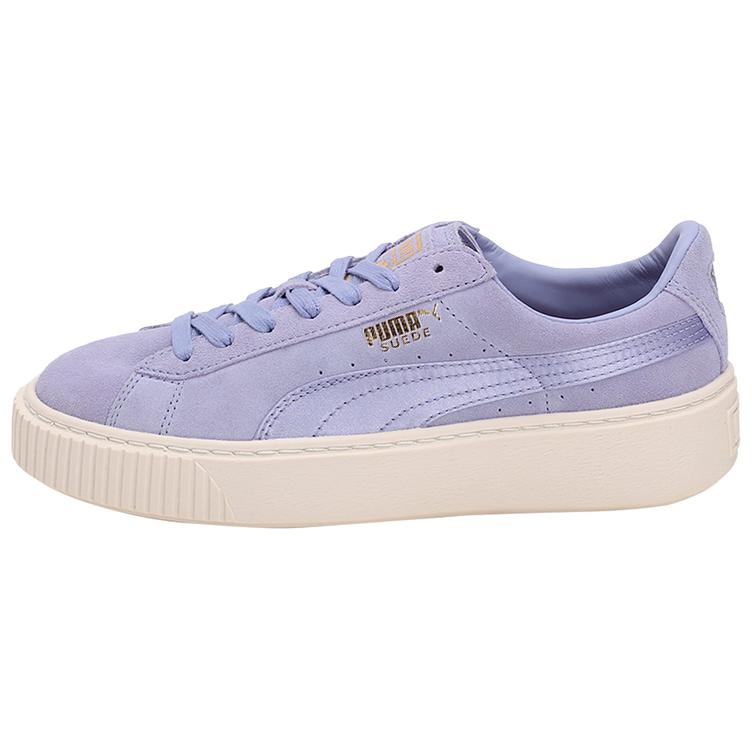 PUMA Suede Platform Satin Purple Women s 365828-01 40