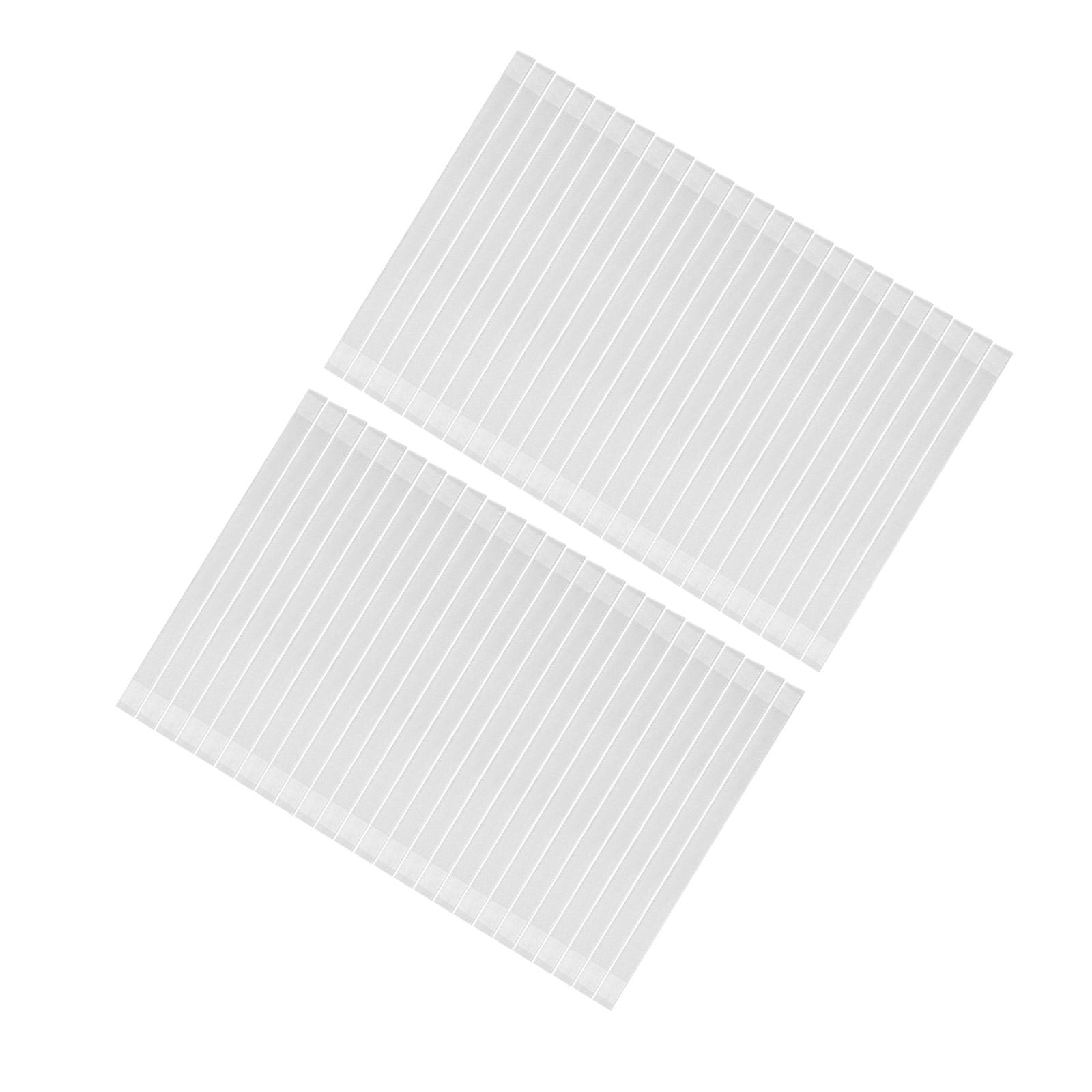 Thermal Glue Strips Hot Melt Glue Strips, 10mm Book Binding Glues Binding Glue Strips for Documents Textbooks Pictures 50pcs