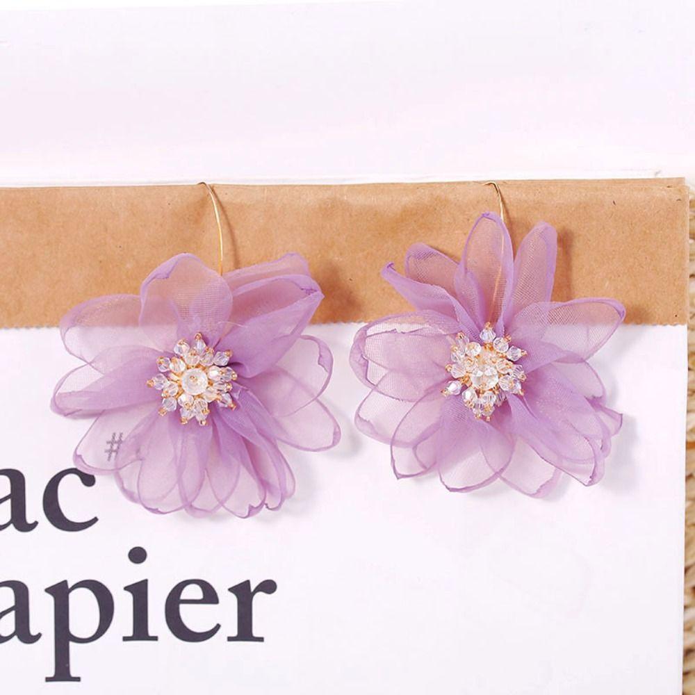 Bohemian Pastoral Design Korean Style Jewelry Fresh Earrings Women Earrings Flower Drop Earrings