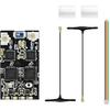 SEQURE ELRS 2.4GHz Diversity Receiver ExpressLRS FPV Nano Receiver Drone RX Module with Dual 80mm Antenna High Refresh Rate Long Range Lower Latency
