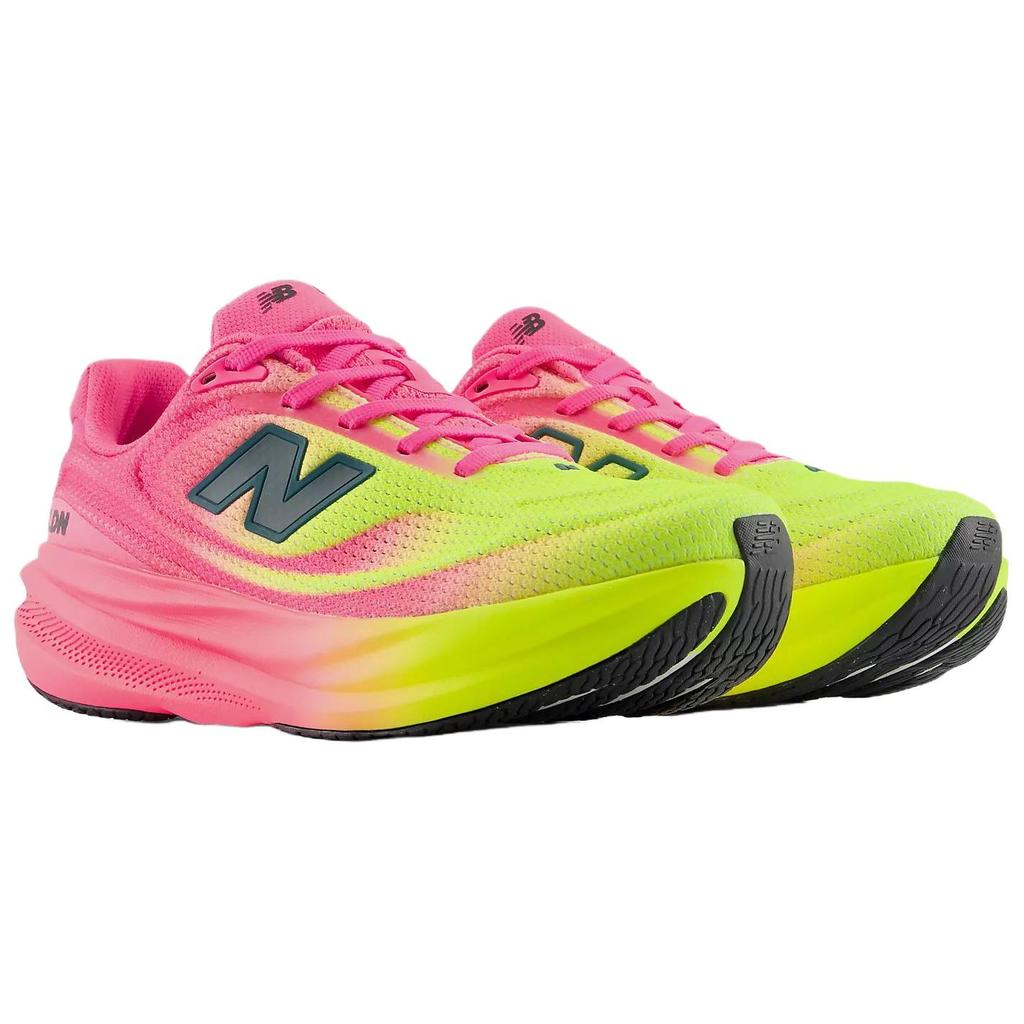 New Balance 1080v15 Breathable Running Shoes Women's Bright Pink Yellow W1080940