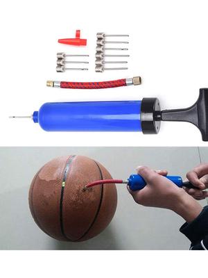 1 Sada Hustilka Míčová Pumpa Jehly Adaptér Ventilu Sada Pro Basketbal Fotbal Balónky Volejbal A Ragby