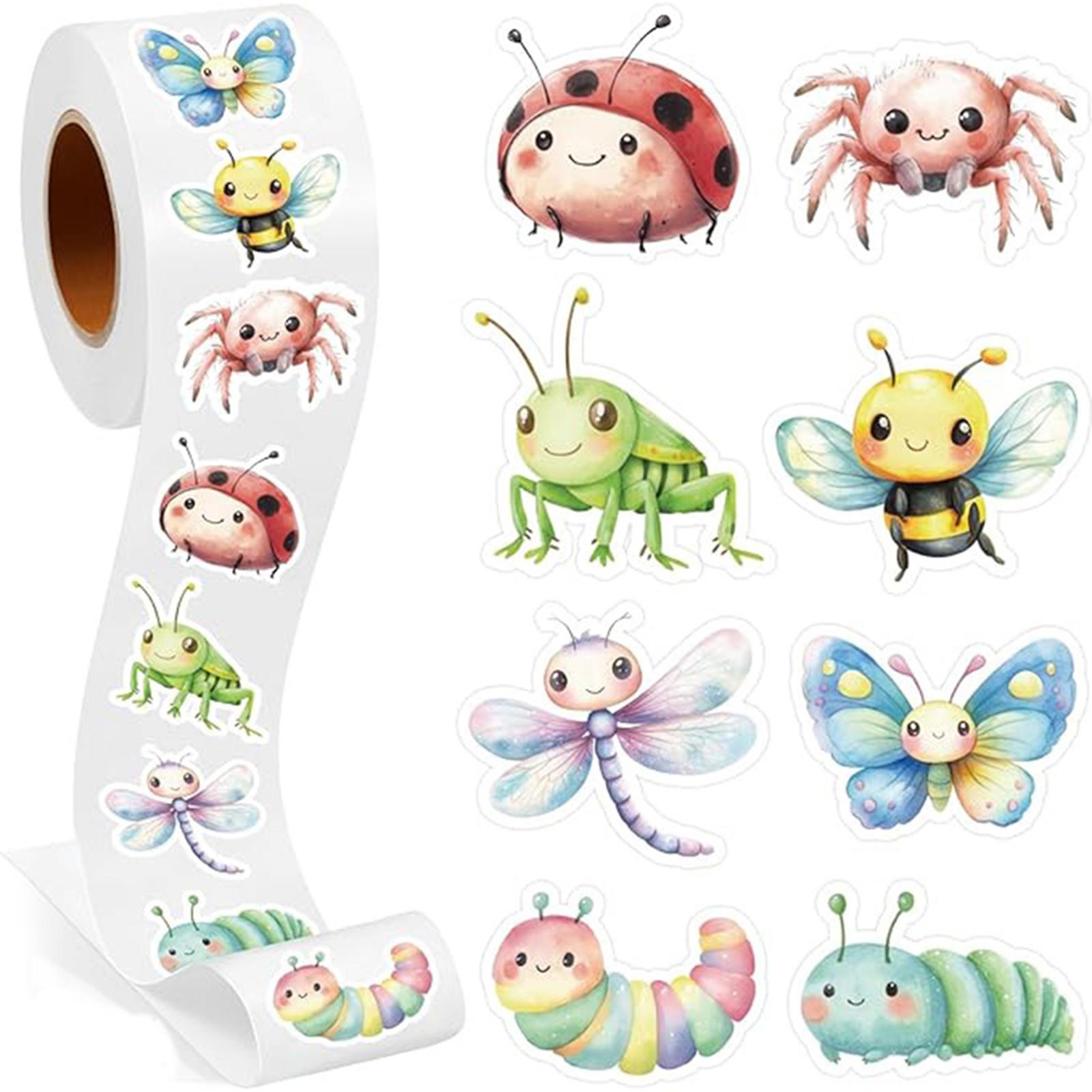 100-500pcs cartoon animals Stickers Wedding Birthday Party Gift Wrapping Label Scrapbook Cute Stationery Stickers