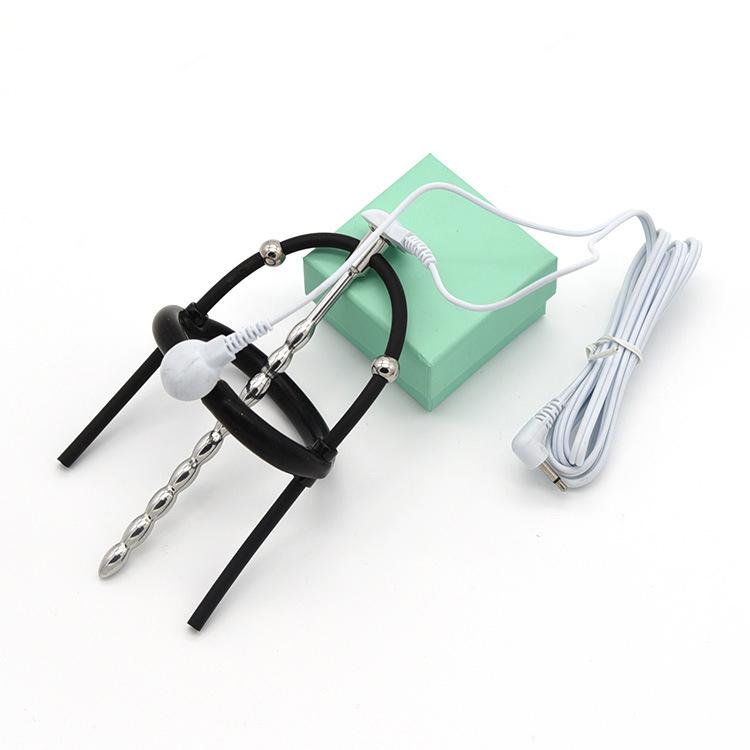 Strongest  Power Box,Electro Shock Pulse Anal Butt Plug Masturbator Electric Stimulate Penis Plug Cock Ring,Sex Tool For Men