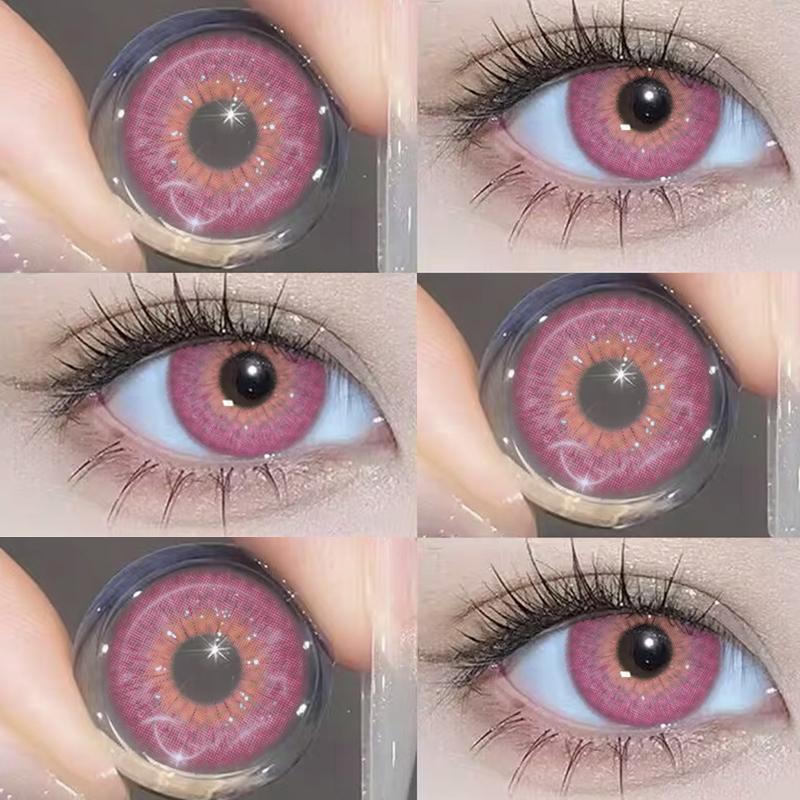 EYESHARE NEW Colored Contact Lenses for Eyes Brown Lenses Cosmetic Blue Eye Contacts Brown Natural Fashion Lenses