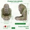 Big-foot Bird Feeder Resin Creative Bird Feeder Weatherproof Tree Mounted Outdoor Sculpture Bird Feeding Tools Garden Decoration