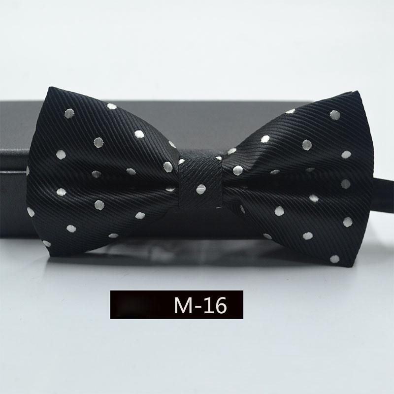

Полосатый формальный атласный галстук-бабочка, свадебные классические регулируемые галстуки, модные мужские галстуки 6*11cm чёрный