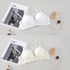 Young Girl Lace Gathered Push-Up Bra Set - Wire-Free + Single Piece Option
