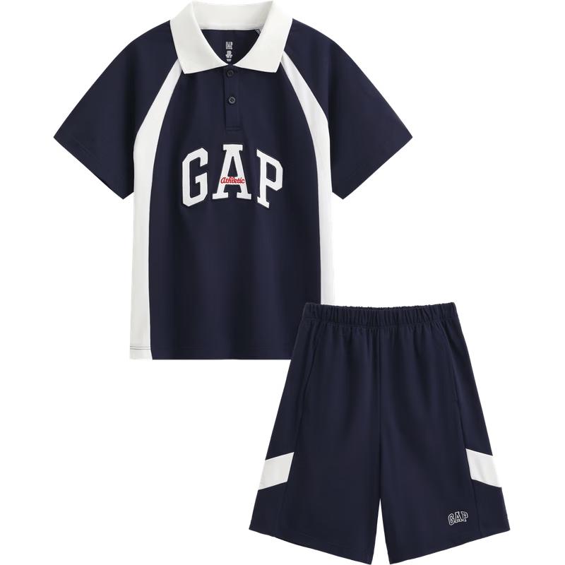 GAP Boy s Moisture-Wicking Short Set 120/60 темно-синий