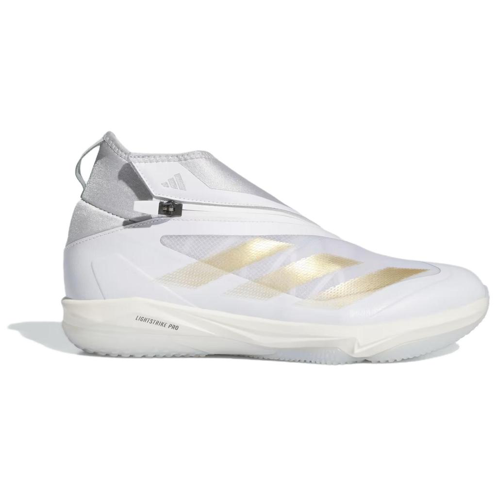 Adizero Impact+ Adidas Kunstrasen 'White Gold Metallic' IF8497