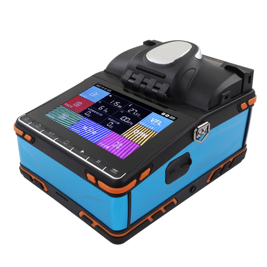 Automatic Optical Fiber Fusion Splicer Kit Touching Screen 6 Motor Optical Fiber Welding Splicing Machine