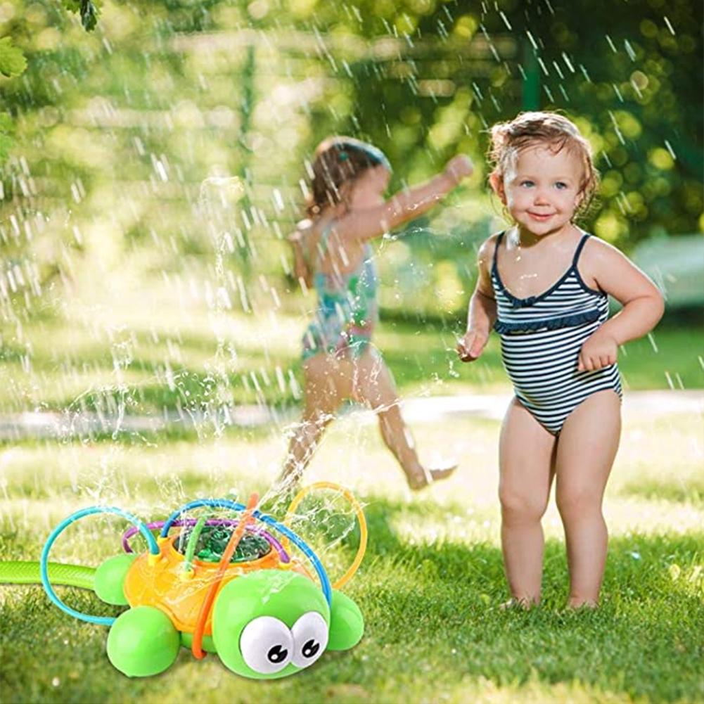 Cute Cartoon Tortoise Summer Outdoor Garden Bathroom Cool Water Spray Sprinkler Kids Children Rotatable Play Game Shower