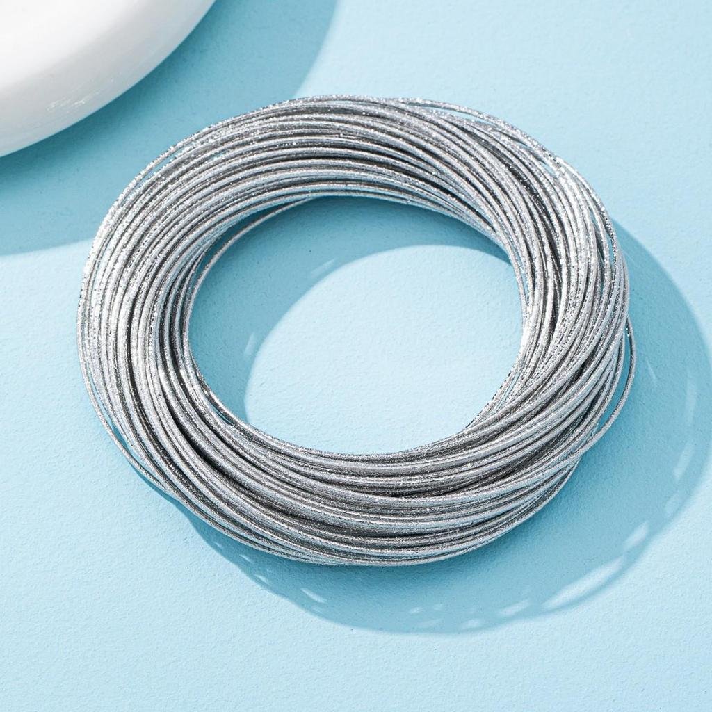 European-American Multi-layer Irregular Line Wrap Bangle: Holiday Street Style Women's Fashion Bracelet