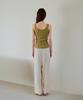 THEELO Flowy Banding Slacks (Cream)