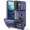 For Samsung Galaxy A36 5G Case PC+TPU Kickstand Phone Back Cover with Camera Slider