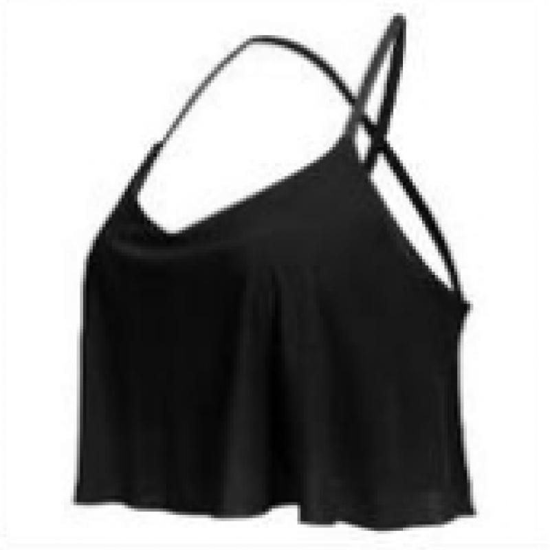 Shop   Women Plain Crop Camisole Top Wld Wsh Sis867
