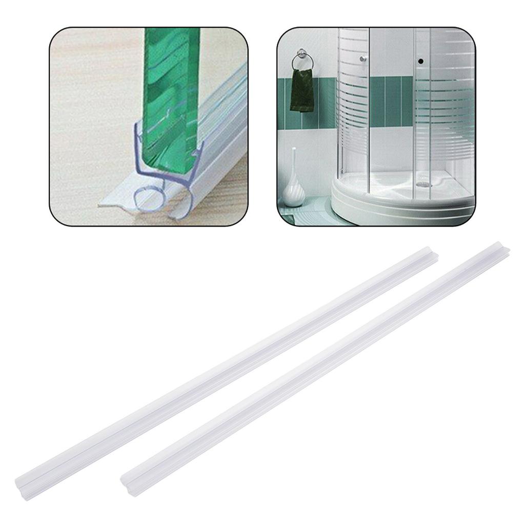 Sello de Ducha de 50 cm 6/8/10/12 mm Para Puerta de Cristal de Baño Tira de Goma Tira Selladora
