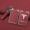 Car Sticker Tesla Car Fashion Zinc Alloy  Smart NFC Card Key Case Cover Shell Keychain Protection Auto Styling Accessory For Tes