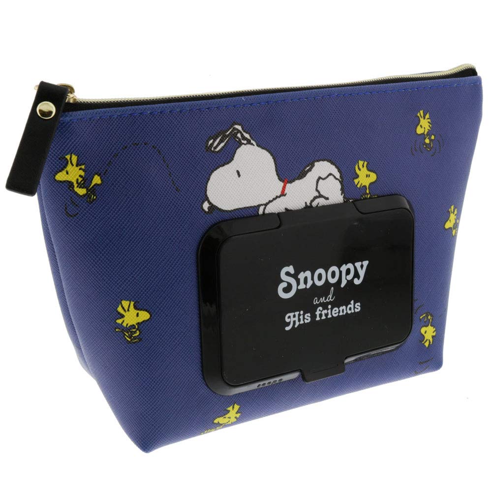 Sunstar Stationery Snoopy Pouch Seapo Disinfectant Sheet Pouch Woodstock S2289075