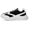 Durable Shock Absorbing Non-Slip Low-Top Running Shoes Women Sneaker Black White 12123402015-003