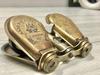 Vintage Binocular Folding Monocle Telescope Spyglass Solid Brass Antique Finish