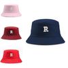 Stylish Cotton Bucket Hats With Letter R For Women And Men Perfect For Summer Outings!