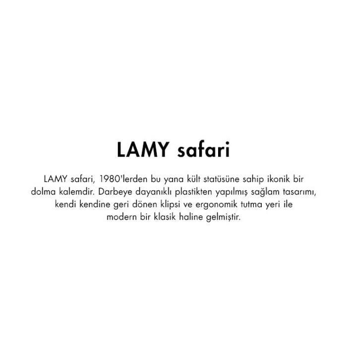 LAMY Safari Fountain Pen EF Extra Fine Aqua Sky LD1AS-EF