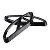 Set of 2 Black Exhaust Pipe Cover Trims for GLC C C207 Coupe Mercedes-Benz E-Class 2014-2017 (Black)