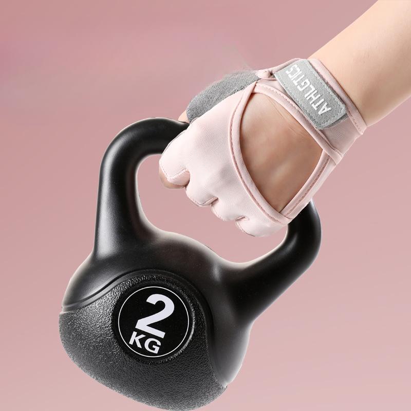 Sommer Fitnesshandschuhe Neuer Stil für Männer und Frauen Outdoor Verschleißfest Atmungsaktiv Radfahren Anti-Rutsch Verdickte Luftpolster Halbfingerhandschuhe