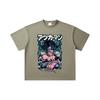 260 GSM Double Yarn 32 Count 100% Cotton Attack On Titan V7 Levi Print Unisex Heavy Cotton T Shirt
