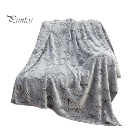 

Плед с изображением динозавра, светящийся в темноте, для детской спальни, кровати, дивана, для путешествий, легкий, плюшевый, уютный, теплый, для офиса, для сна, для использования в любое время года M