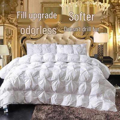 Plush Feather Velvet Quilt: Upgraded Thick Warmth for All Seasons