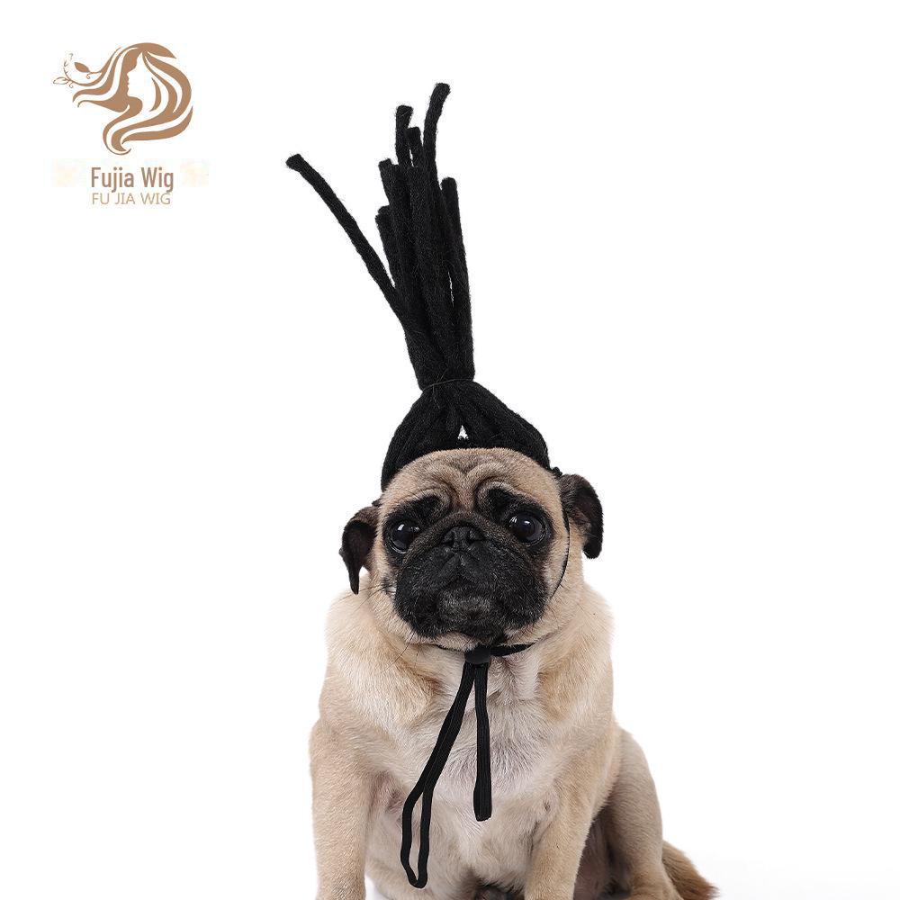 Pet Wigs for Cats & Dogs: Universal Dreadlock Accessories for Christmas & Halloween.