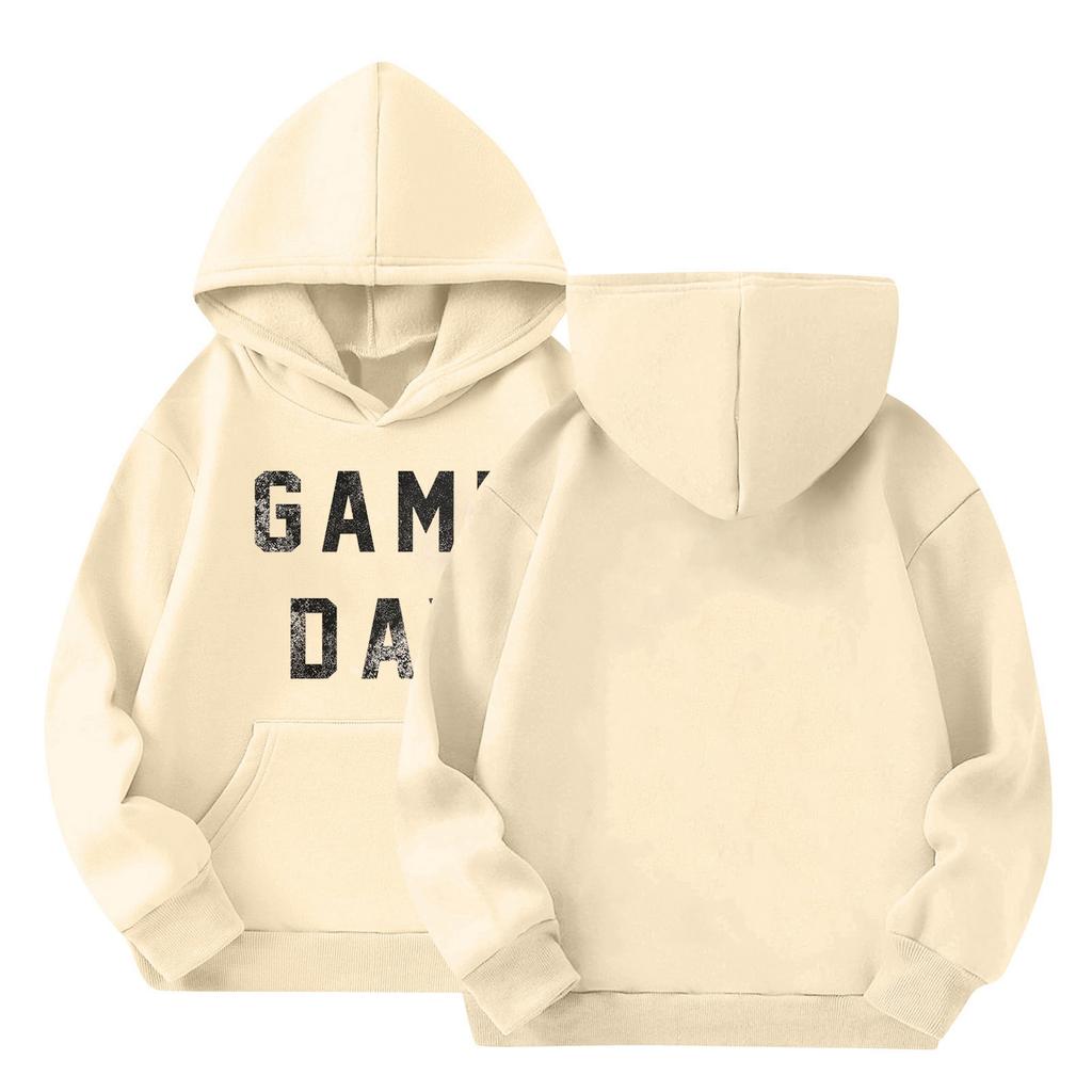 Cute Hoodies For Teen Children Trendy Preppy Hooded Sweatshirts Oversized Long Sleeve Shirts Clothes For Children
