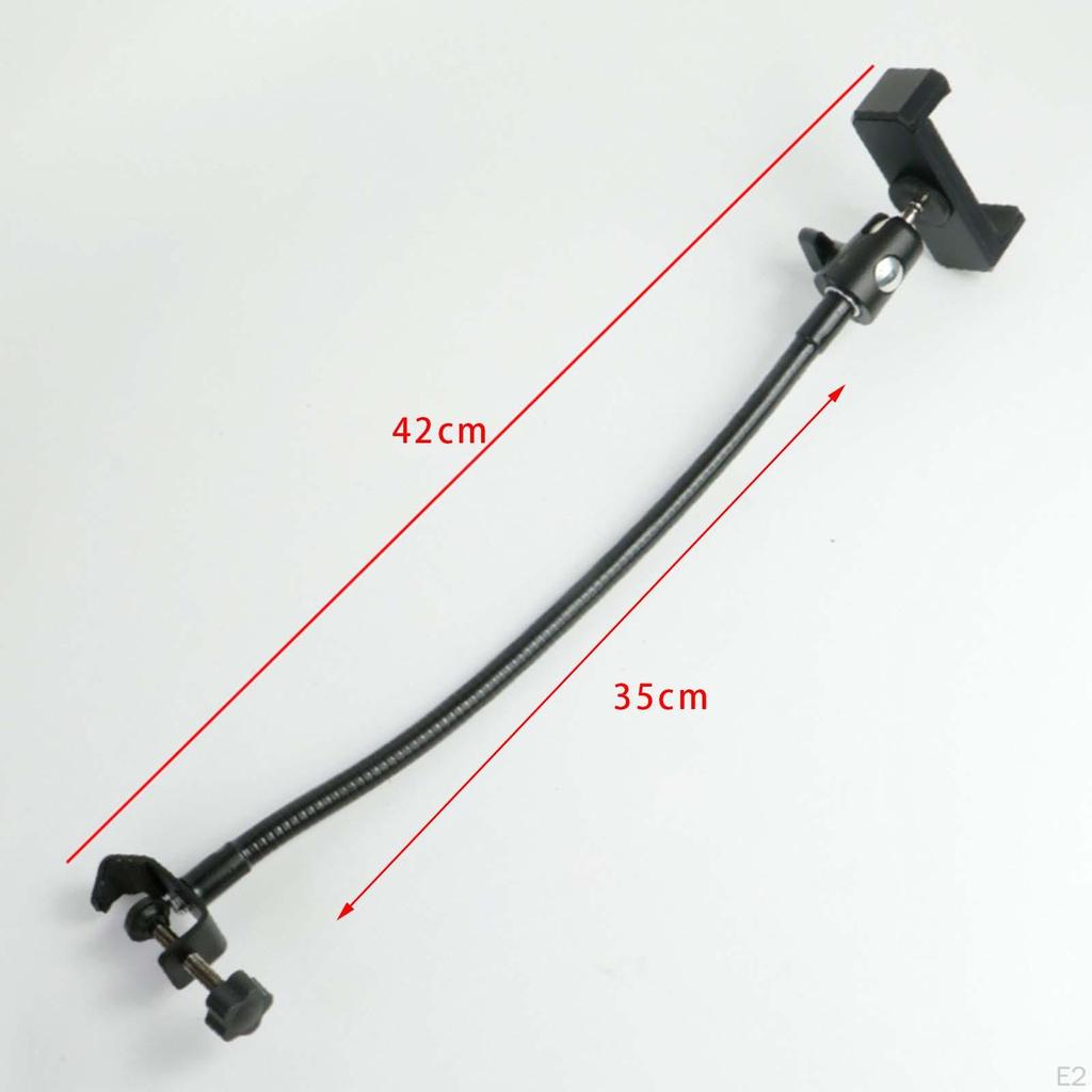 Desktop Mic Stand Phone with Clamp Microphone Arm for Home KTV Speech Radio Broadcasting