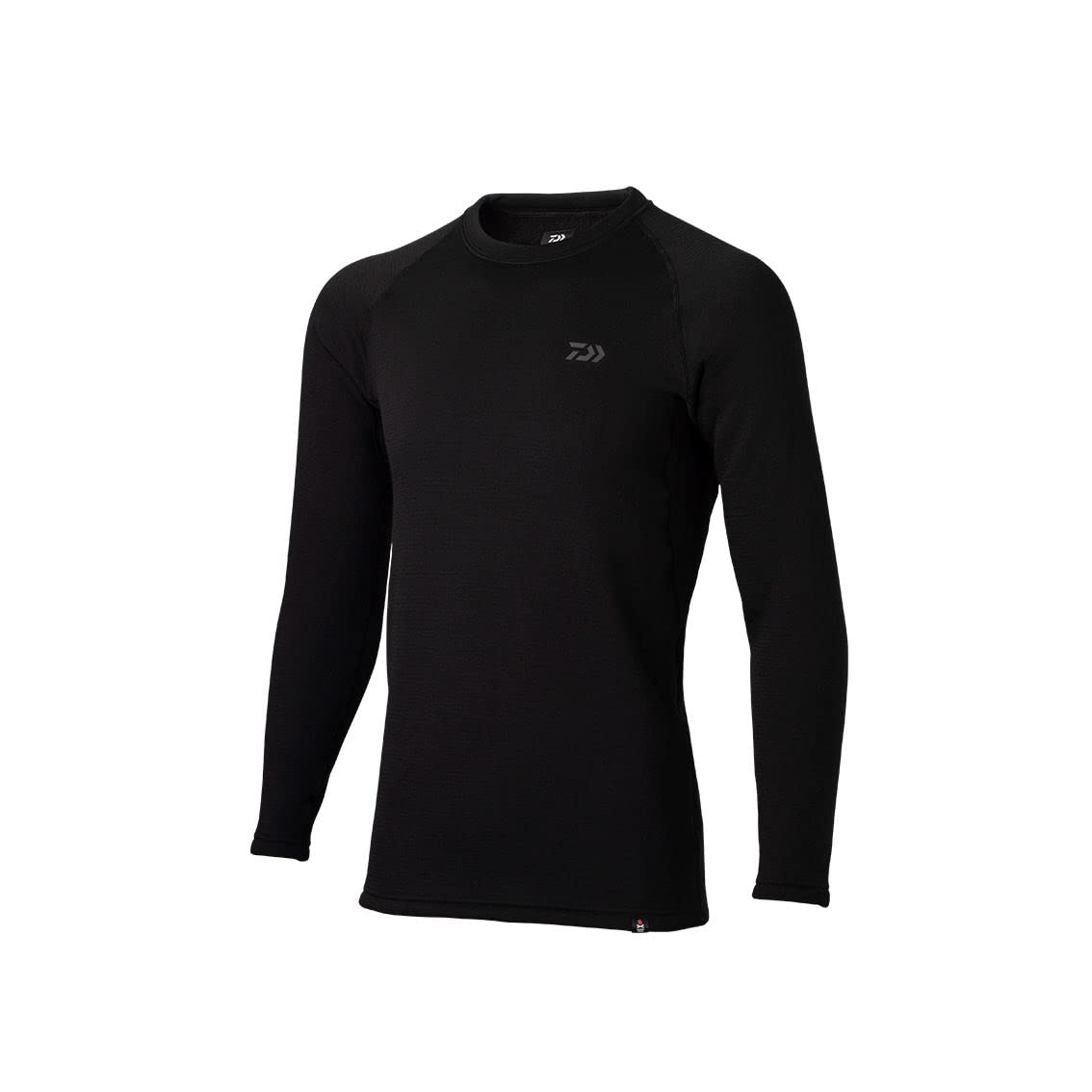 

Daiwa Danrotech Crew Neck Undershirt, Extra Thick, DU-3122S, Black, Size 2XL
