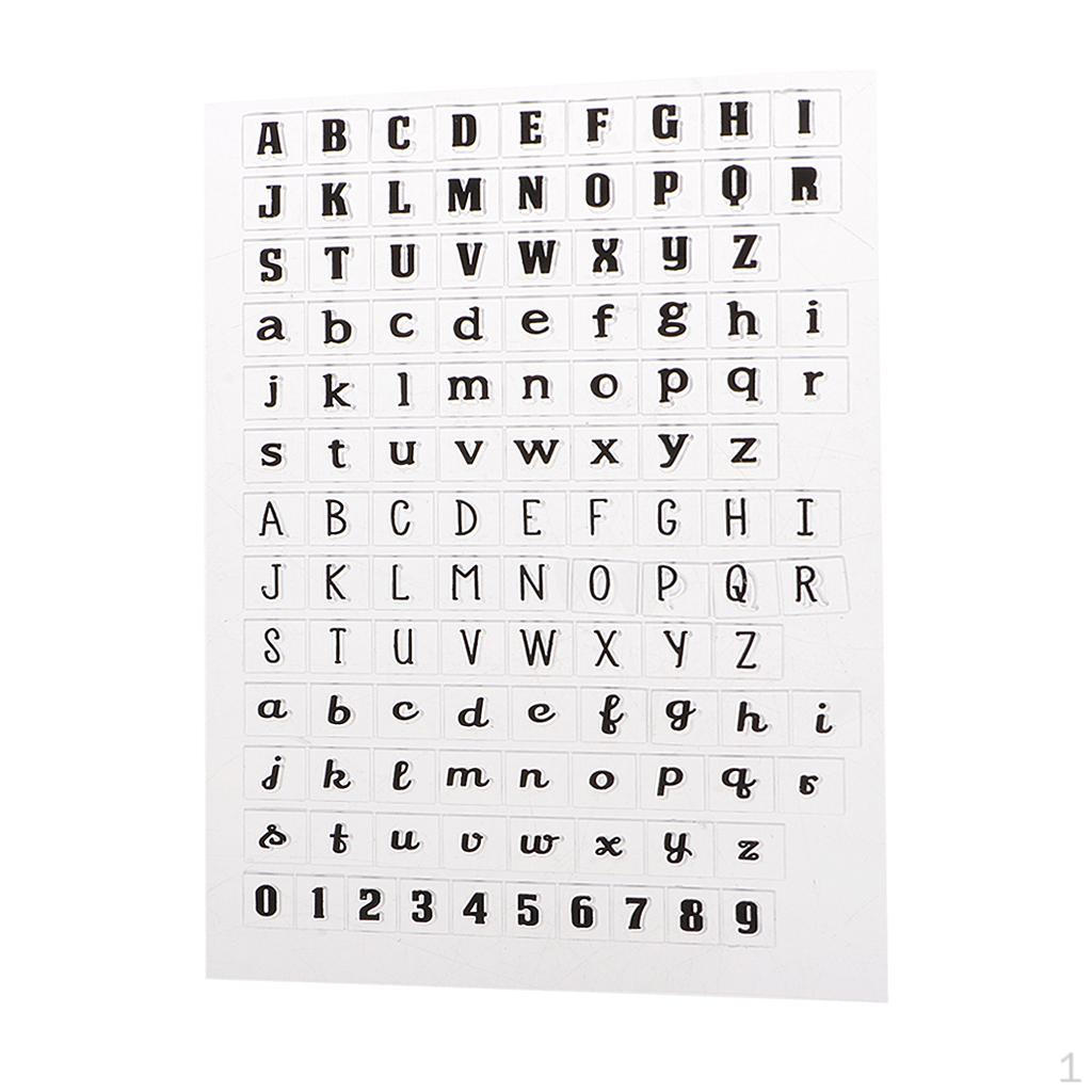 Themed Transparent Silicone Stamp Seal Clear for
