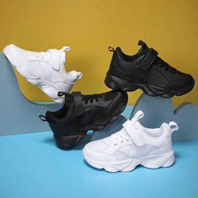 2025 Kinder Mode Sportschoenen Ademend Jongens Zwart School Wandelschoenen Antislip Kids Meisjes Casual Hardloopsneaker