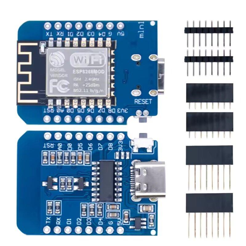 D1 Mini USB TYPE-C ESP8266 ESP-12F CH340G V2 Placă de Dezvoltare WIFI D1 Mini NodeMCU Lua Placă IOT 3.3V Cu Pini