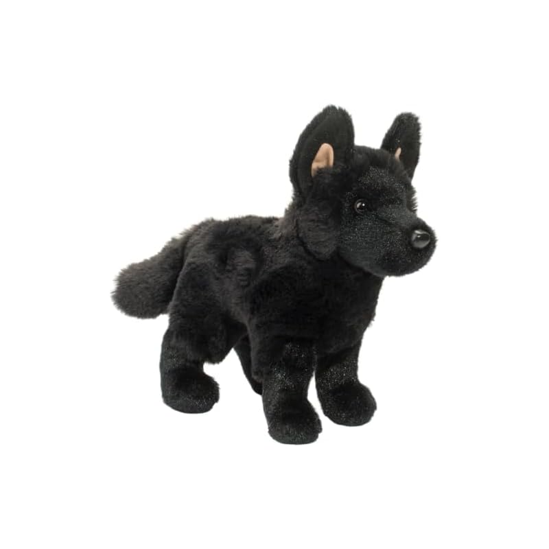 Douglas Haruko Black German Shepherd Stuffed Animal