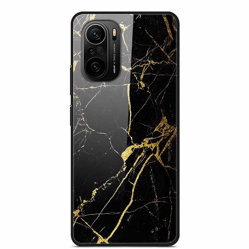 For Xiaomi Poco F3 Case Tempered Glass Hard PC Phone Back Cover For Xiaomi POCO F3 5G Cases Shells PocoF3 F 3 2021 6.67'' Coque