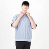 Henry Stuart Men'S Woven Anorak Polo Shirt Blue