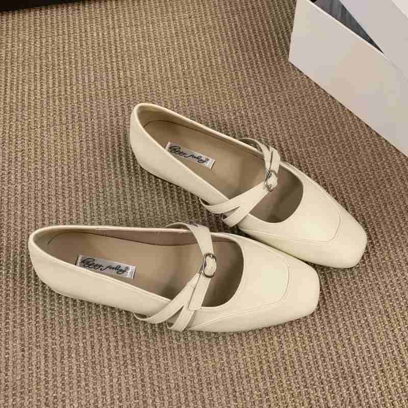 Fashion Bailamos 2025 Women Flats Fashion Round Toe Slip On Ladies Elegant Mary Jane Shoes Soft Flat Heel Outdoor Dress Ballerin Shoes M