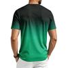 Men’s Summer Crew Neck Short Sleeve T Shirt with Hawaiian Print Casual Comfortable Fit Lightweight Top