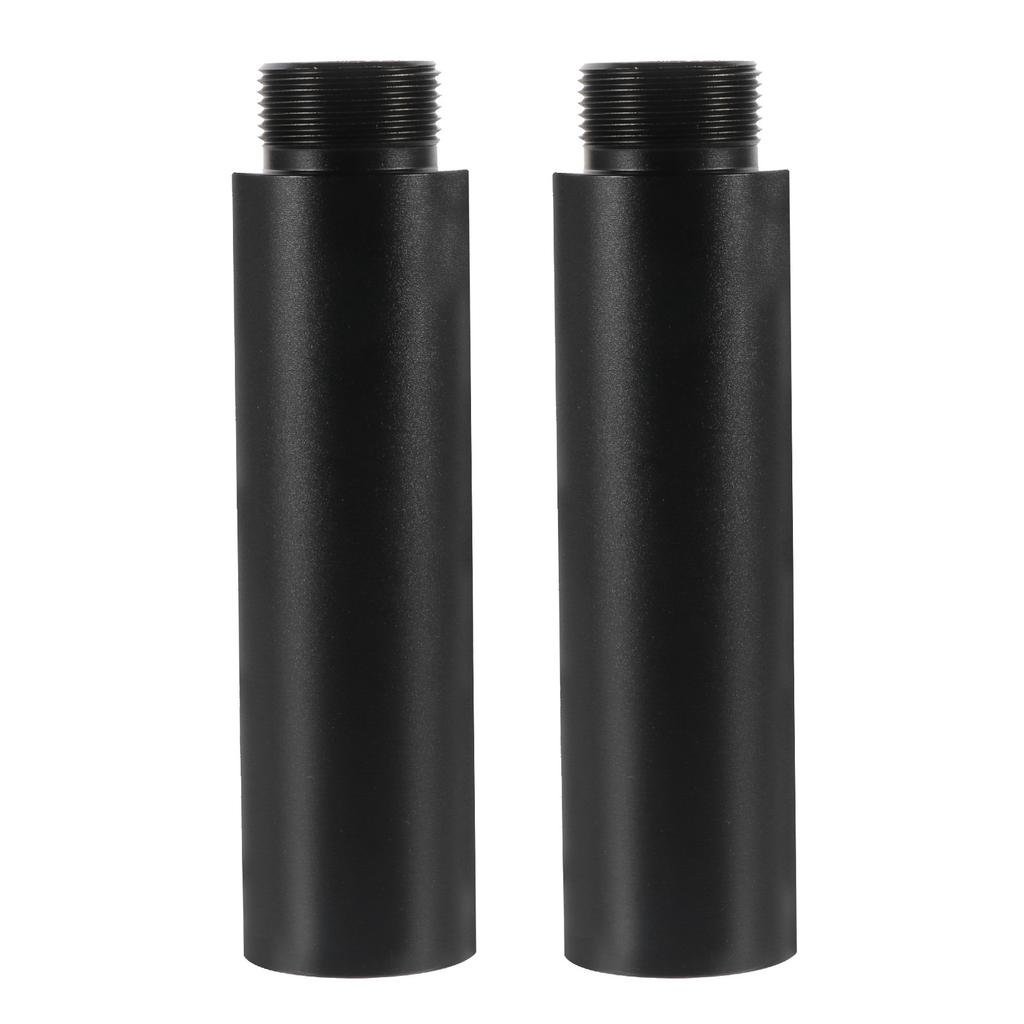 2Pcs Microphone Rack Extension Tube Adjustable Length Durable Mic Stand Extender Microphone Rack Extension Tube