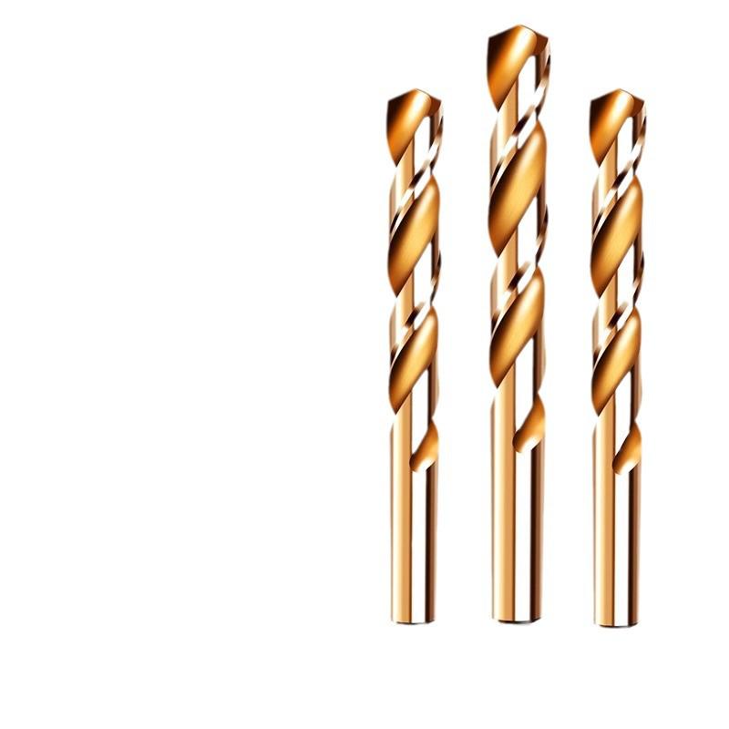 M35 Cobalt High Hardness Twist Drill Bit Set for Iron, Steel, Stainless Steel - Straight Shank for Hole Punching