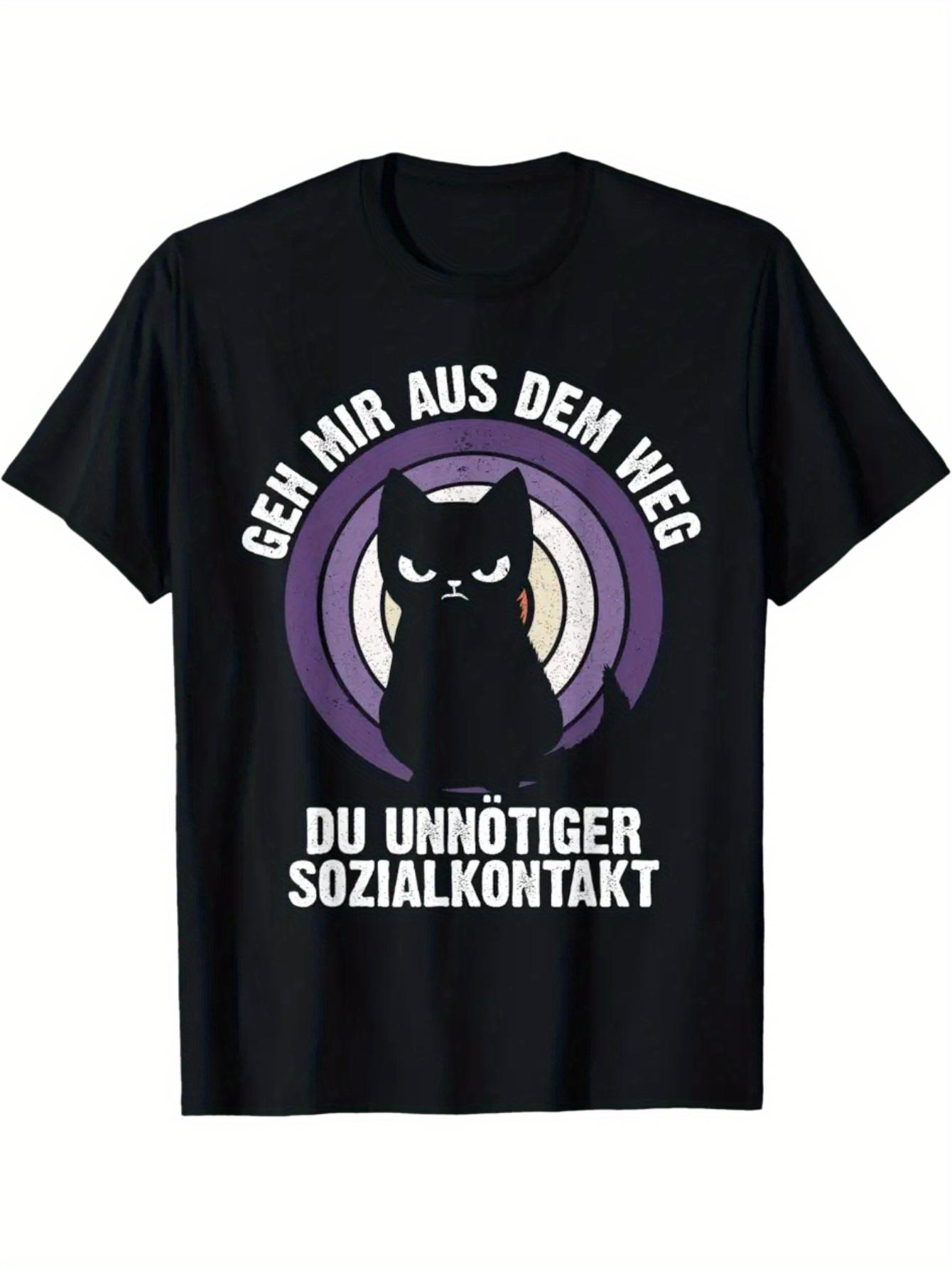 Funny German Slogan T-Shirt - Get Lost XL