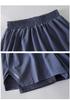 Two-Piece Women's Quick-Drying Sports Shorts - Perfect for Summer Badminton, Tennis, Running, and Yoga