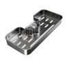 Modern Pp Kitchen Sink Organizer With Drip Tray For Home Storage