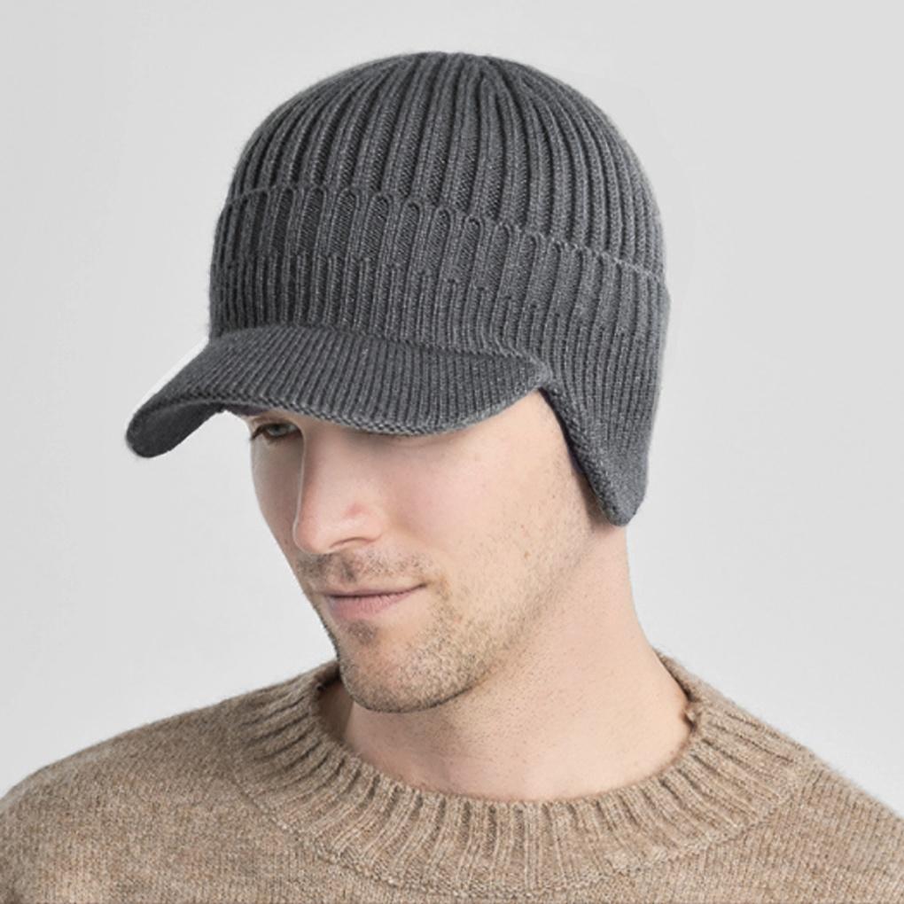 Knitted Earflap Cap Hat, Winter Earmuff, Winter Hat